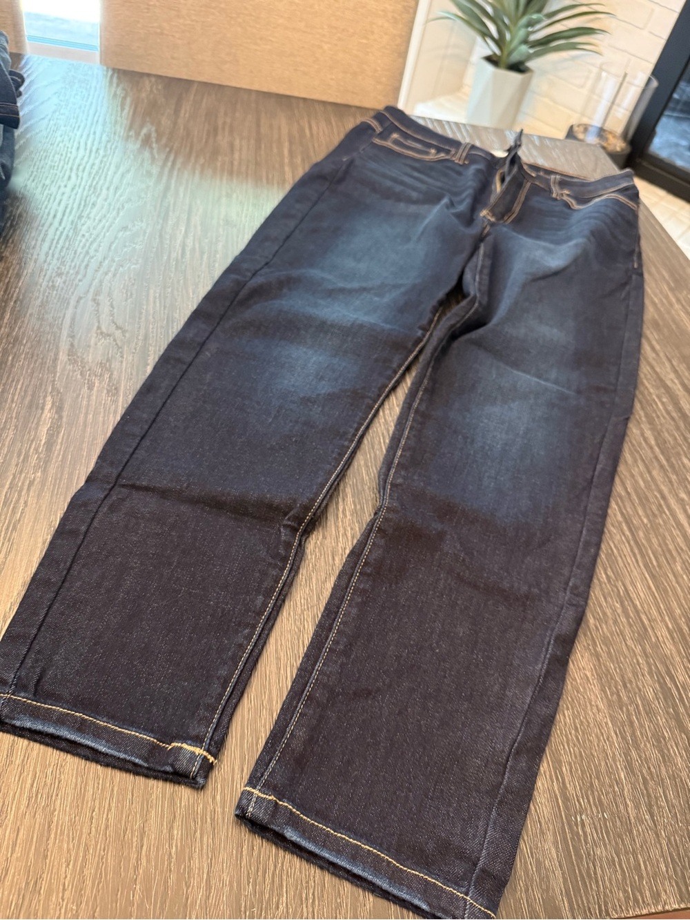 KanCan Women's Skinny-Leg Jeans in Dark Indigo
